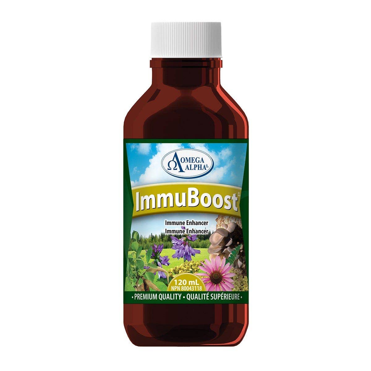 Omega Alpha ImmuBoost® | Natural Flav 120 mL