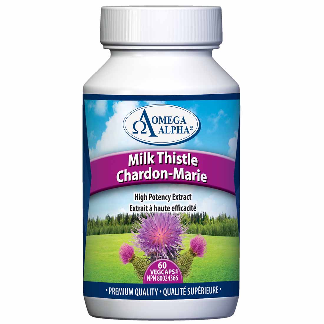 Omega Alpha Milk Thistle | Standardized Ext 60 vcap