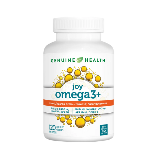 Genuin Health   omega3+ joy, 120 softgels (New Master Case Size)