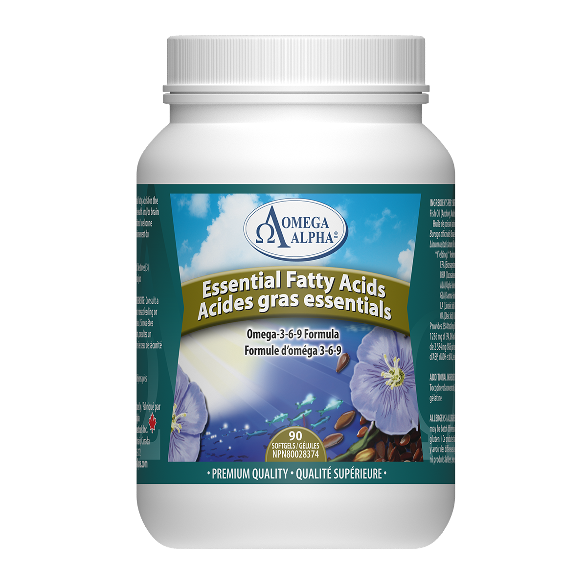 Omega Alpha Essential Fatty Acids 90 sgel