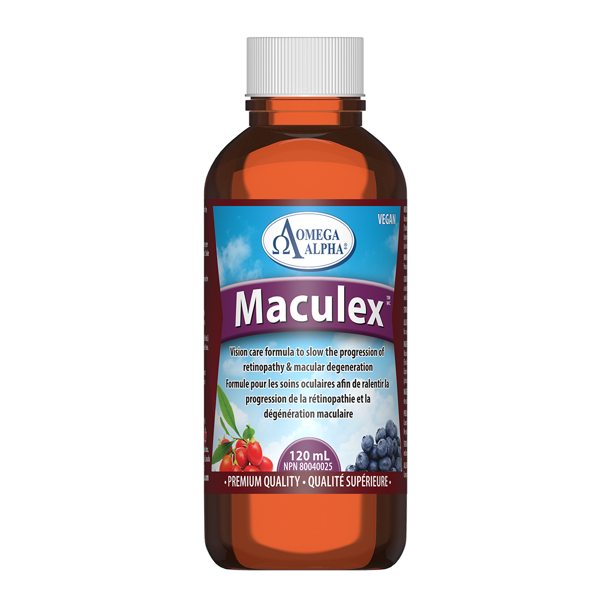 Omega Alpha Maculex™ | Natural Flav 120 mL