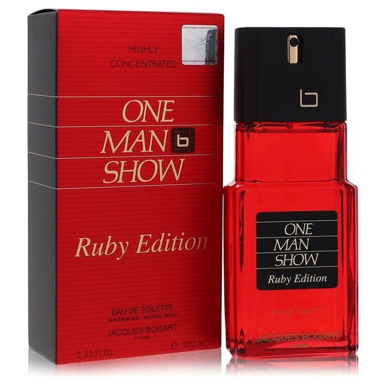 Jacques Bogart Men One Man Show Ruby 100 ml Eau De Toilette Spray