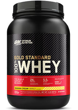 OMAHA PROTEIN POPCORN GOLD STANDARD 100% WHEY 2lbs BANANA CREAM