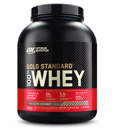OPTIMUM NUTRITION GOLD STANDARD 100% WHEY CHOCOLATE COCONUT 5lbs
