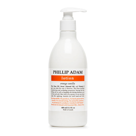 PHILLIP ADAM BODY CARE -  Lotion, Orange Vanilla    400ml
