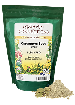 OCBULK - Cardamom Seed Powder ORG 1LB