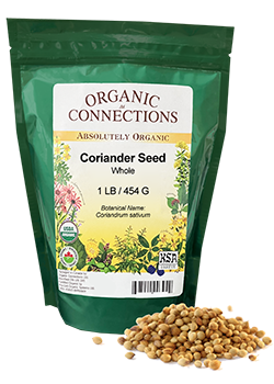 OCBULK - Coriander Seed Whole ORG 1LB
