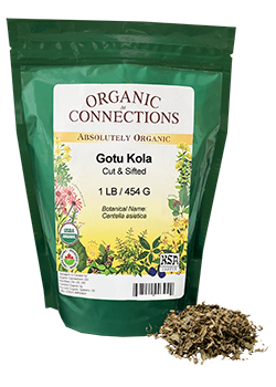 OCBULK - Gotu Kola Herb C/S ORG 1LB