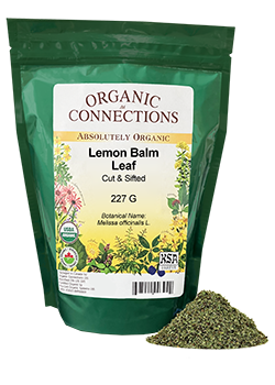 OCBULK - Lemon Balm Leaf C/S ORG 0.5LB