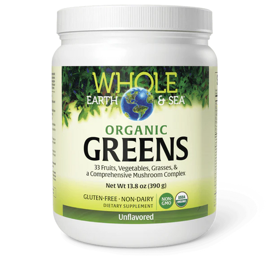 Natural Factors Organic Greens (Unflavoured) 390 g