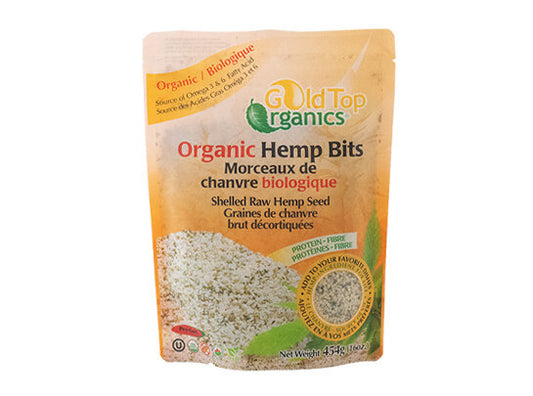 GOLD TOP -   Hemp Seed, Hulled, Organic    454g