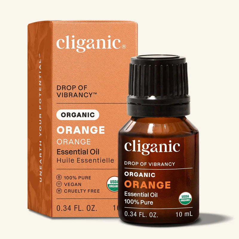 CLIGANIC Organic Orange Oil, 10ml