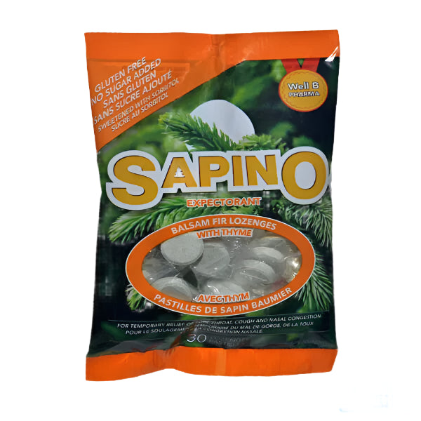 SAPINO Thyme Lozenges - 30 pastill