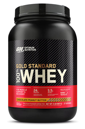 OMAHA PROTEIN POPCORN GOLD STANDARD 100% WHEY 2lbs CHOCOLATE PEANUT BUTTER