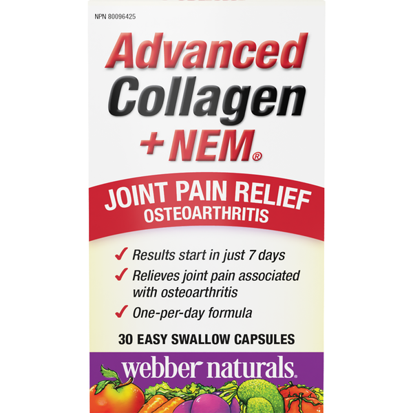 Webber Naturals - Advanced Collagen + NEM® - 30 Easy Swallow
Capsules