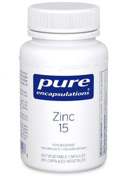PURE ENCAPSULATIONS_Zinc 15 _180 caps