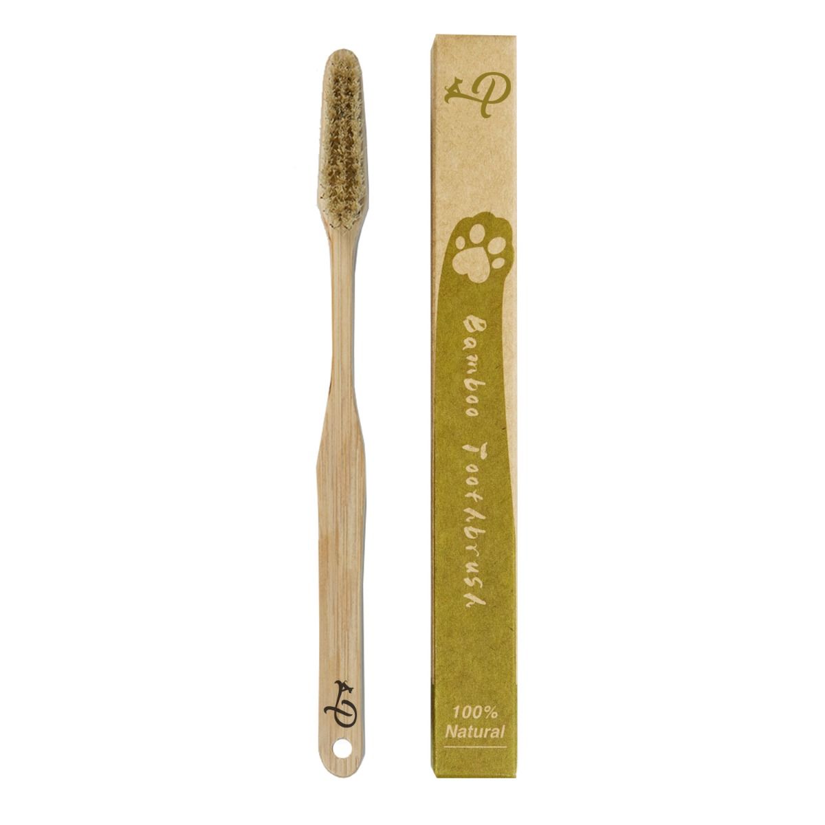 SD NATURALS Bamboo Pet Toothbrush