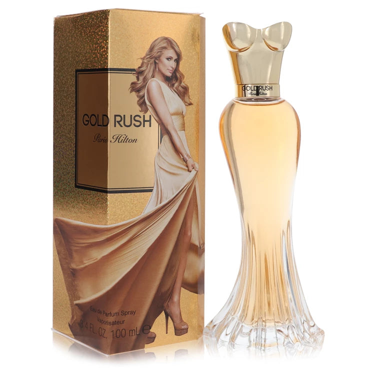Gold Rush Eau De Parfum Spray By Paris Hilton 3.4 oz Eau De Parfum Spray