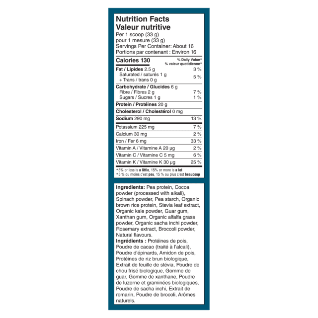 Vega Protein & Supergreens Chocolate (521g)
