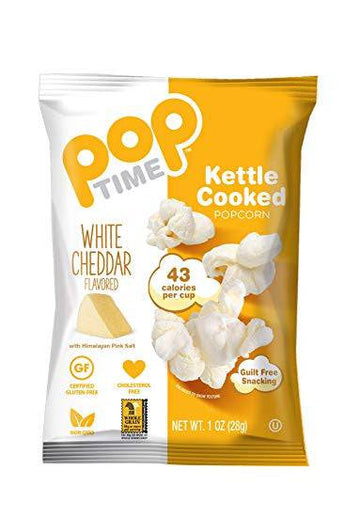 Pop Time_Pop Time - White Cheddar Kettle Cooked Popcorn_135g
