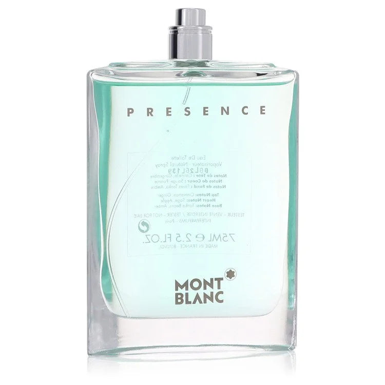 Presence Eau De Toilette Spray (Tester) By Mont Blanc 2.5 oz Eau De Toilette Spray