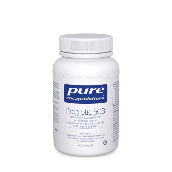 PURE Probiotic 50B (Dairy and Soy-free) 60 caps