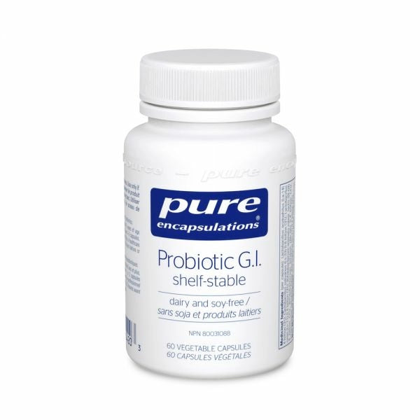 PURE ENCAPSULATIONS_Probiotic G.I. (Dairy and Soy-free) _60 caps