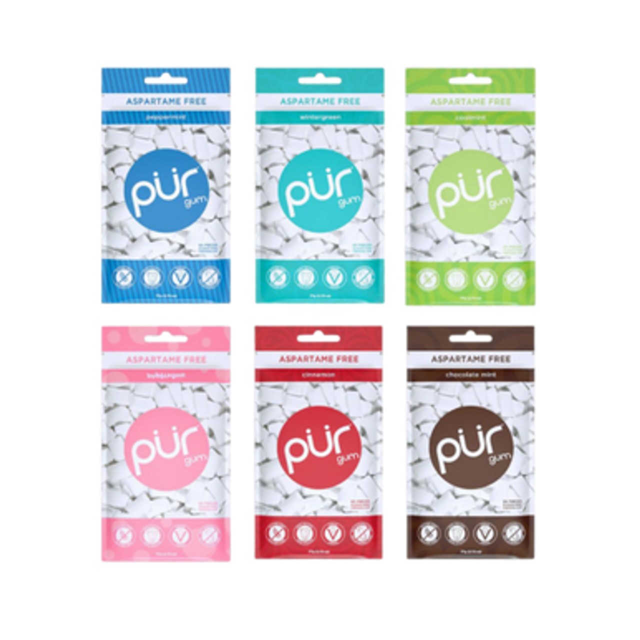 PUR GUM PUR Gum Bags Display 96pc