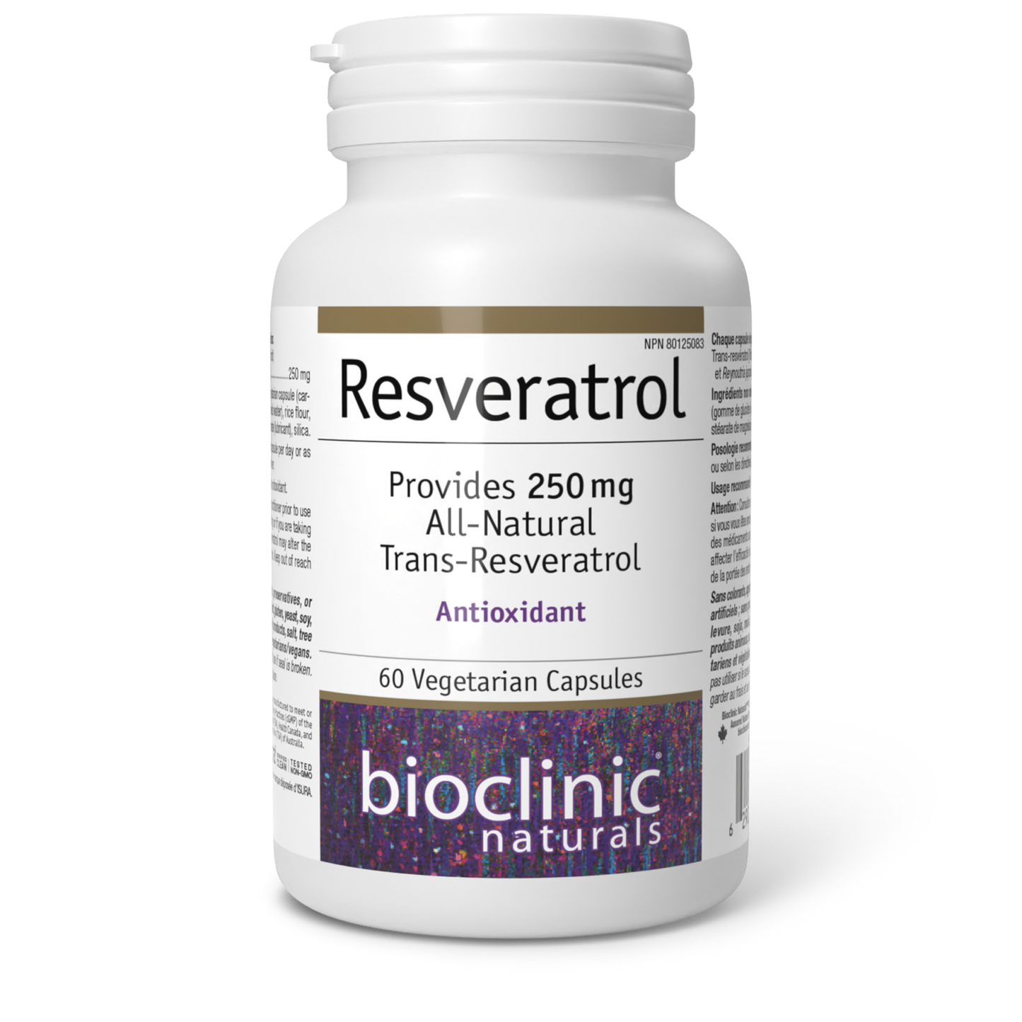 Bioclinic - Resveratrol 250mg - 60 V-Cap