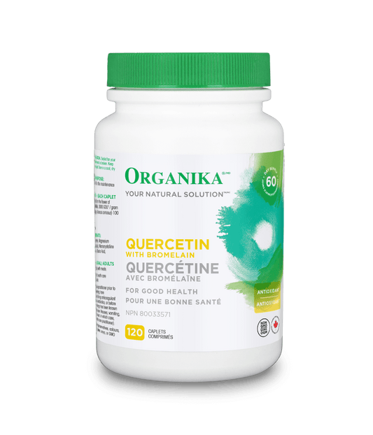 Organika   QUERCETIN BROMELAIN 500MG 120CAP
