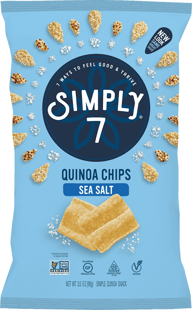 Simply 7 Quinoa Chips Sea Salt Quinoa Chips99G Short-Dated