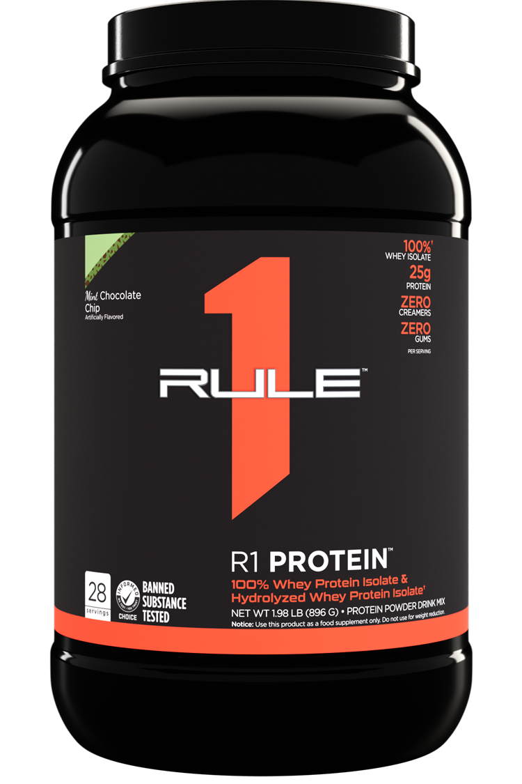 RULE 1 R1 PROTEIN ISOLATE 2lbs MINT CHOCOLATE CHIP