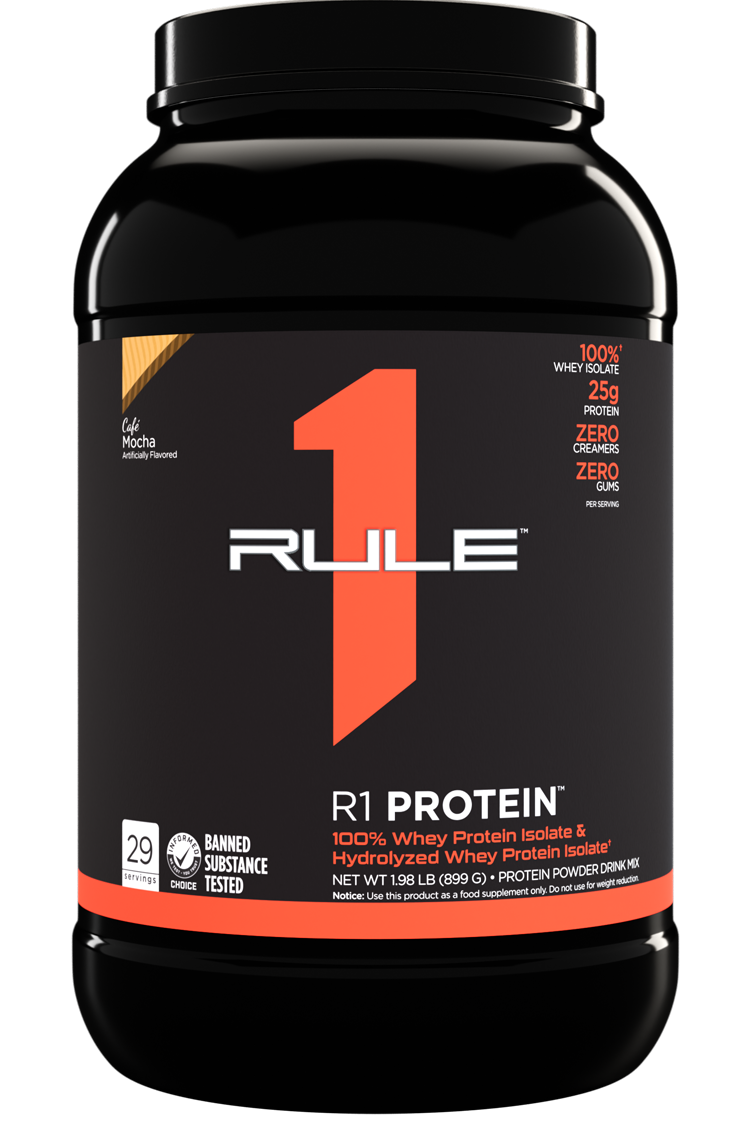 RULE 1 R1 PROTEIN ISOLATE 2lbs CAFE MOCHA