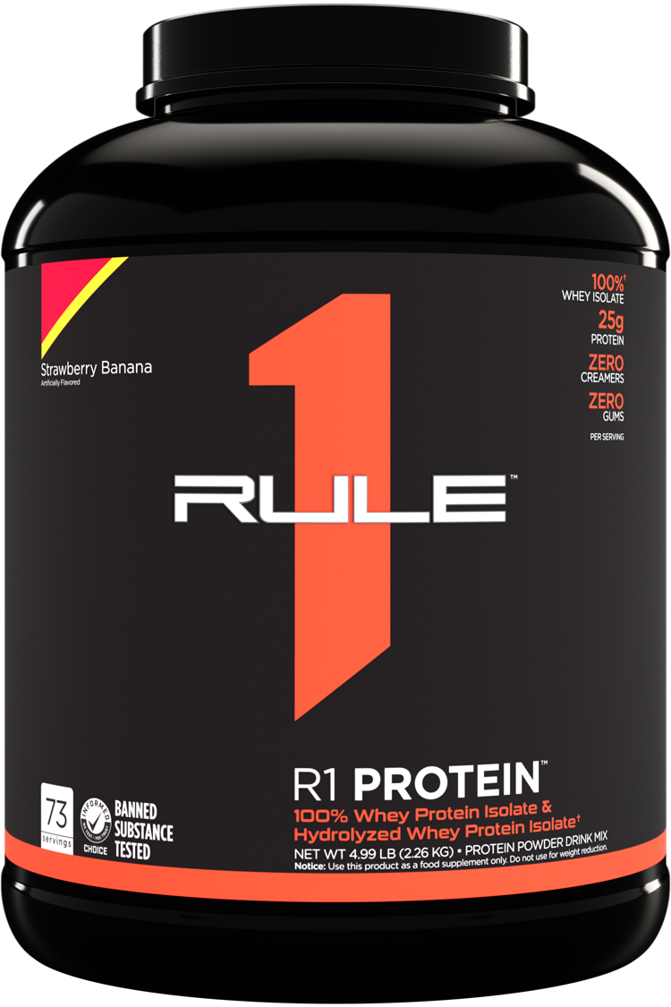 RULE 1 R1 PROTEIN ISOLATE STRAWBERRY BANANA 5lbs