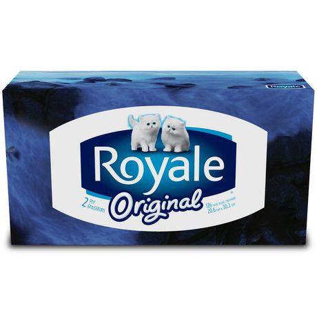 ROYALE FACIAL TISSUE 2PLY 100SHEETS PK8 pack of 4