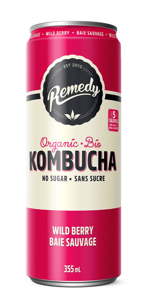 Remedy Kombucha Wild Berry 355 mL