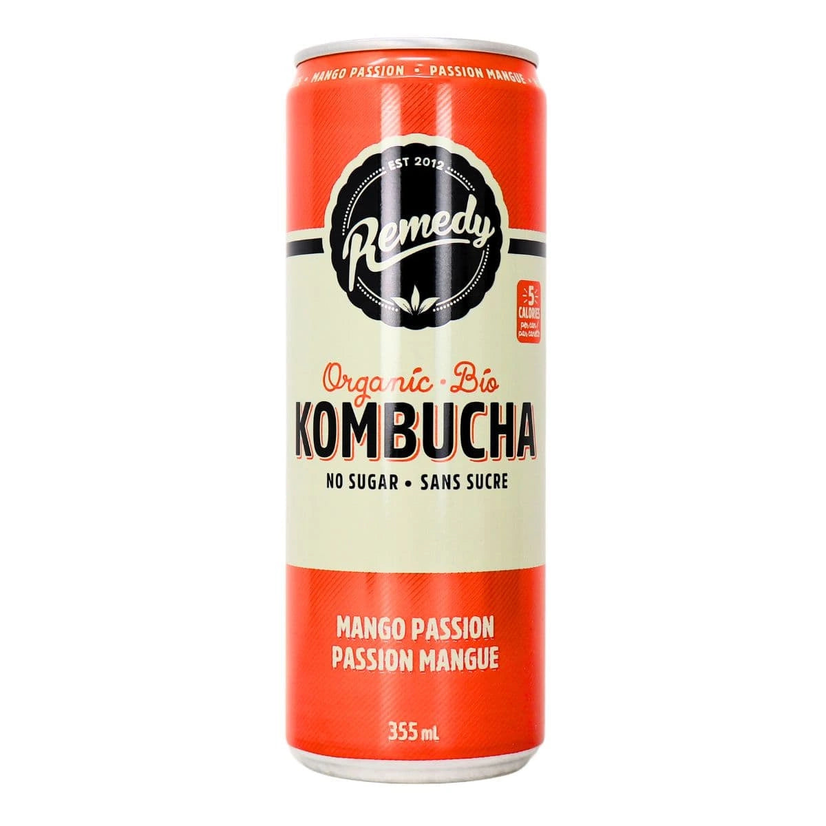 Remedy Kombucha Mango Passion 355 mL