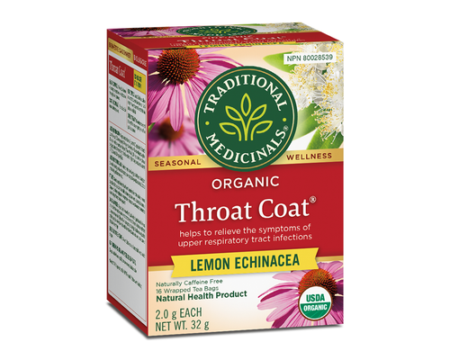 TRADITIONAL MEDICINALS Org Throat Coat LemonEchinacea16bg