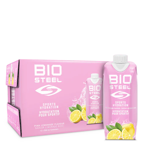 BioSteel - RTD Sports Drinks - Pink Lemonade - 500mL*12
