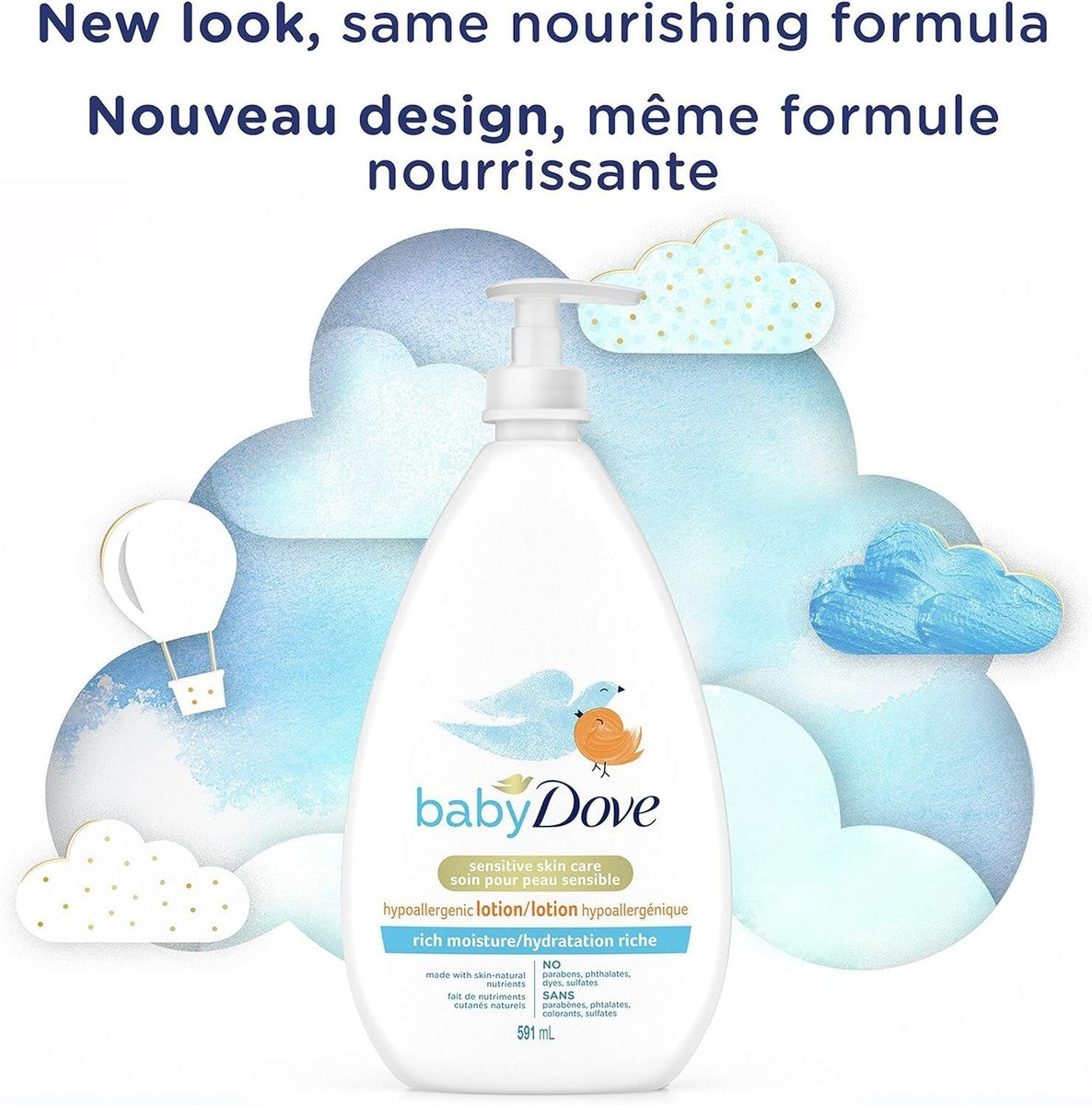 DOVE BABY LOT RICH MOISTURE 591ML