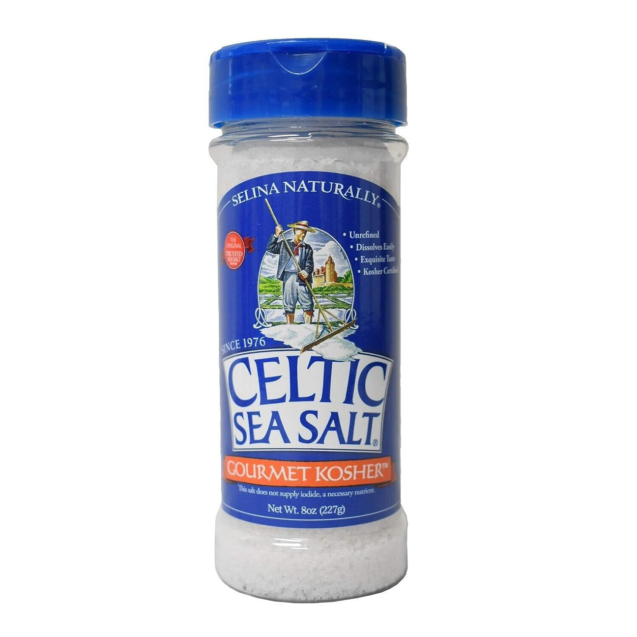 CELTIC SEA SALT Gourmet Kosher Sea Salt Shaker227g