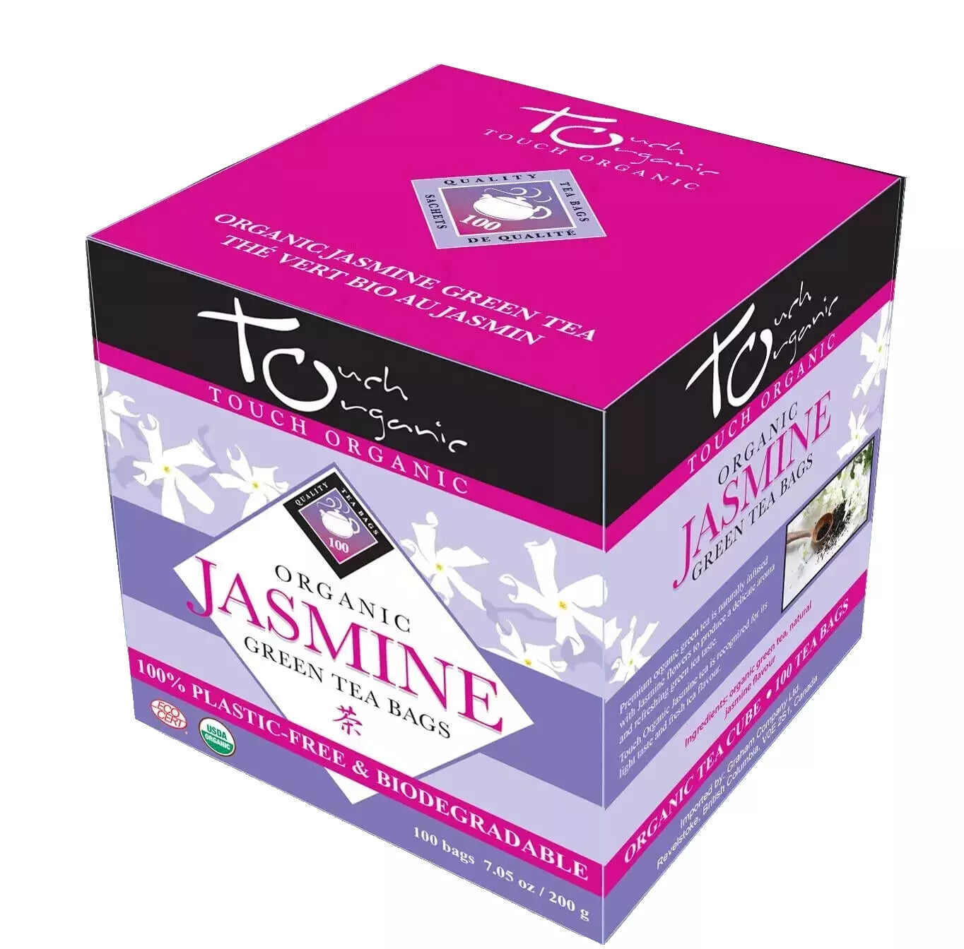 TOUCH ORGANIC Org Jasmine Green Tea 100bg