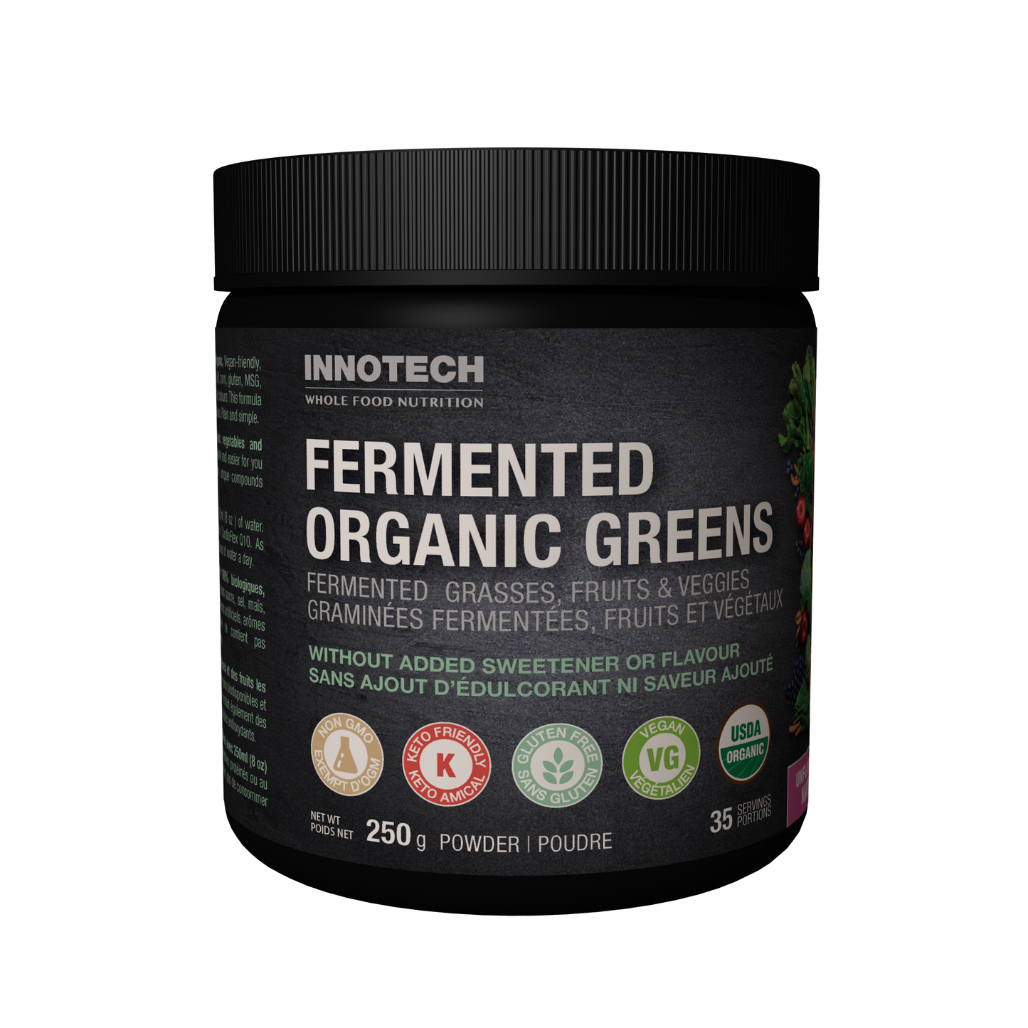 Innotech - Fermented Organic Greens Unflavoured - 250 g