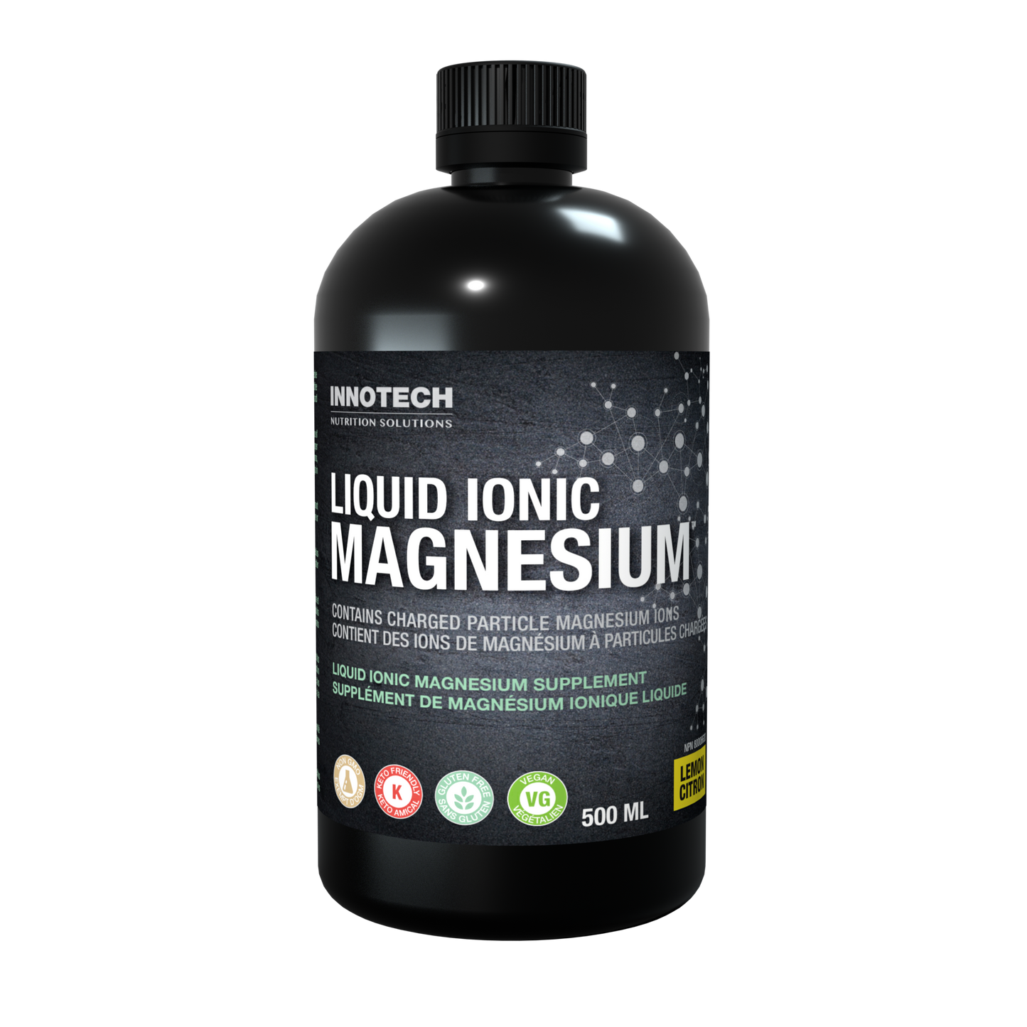 Innotech - Liquid Ionic Magnesium Lemon - 500 ml (with Vitamin C )