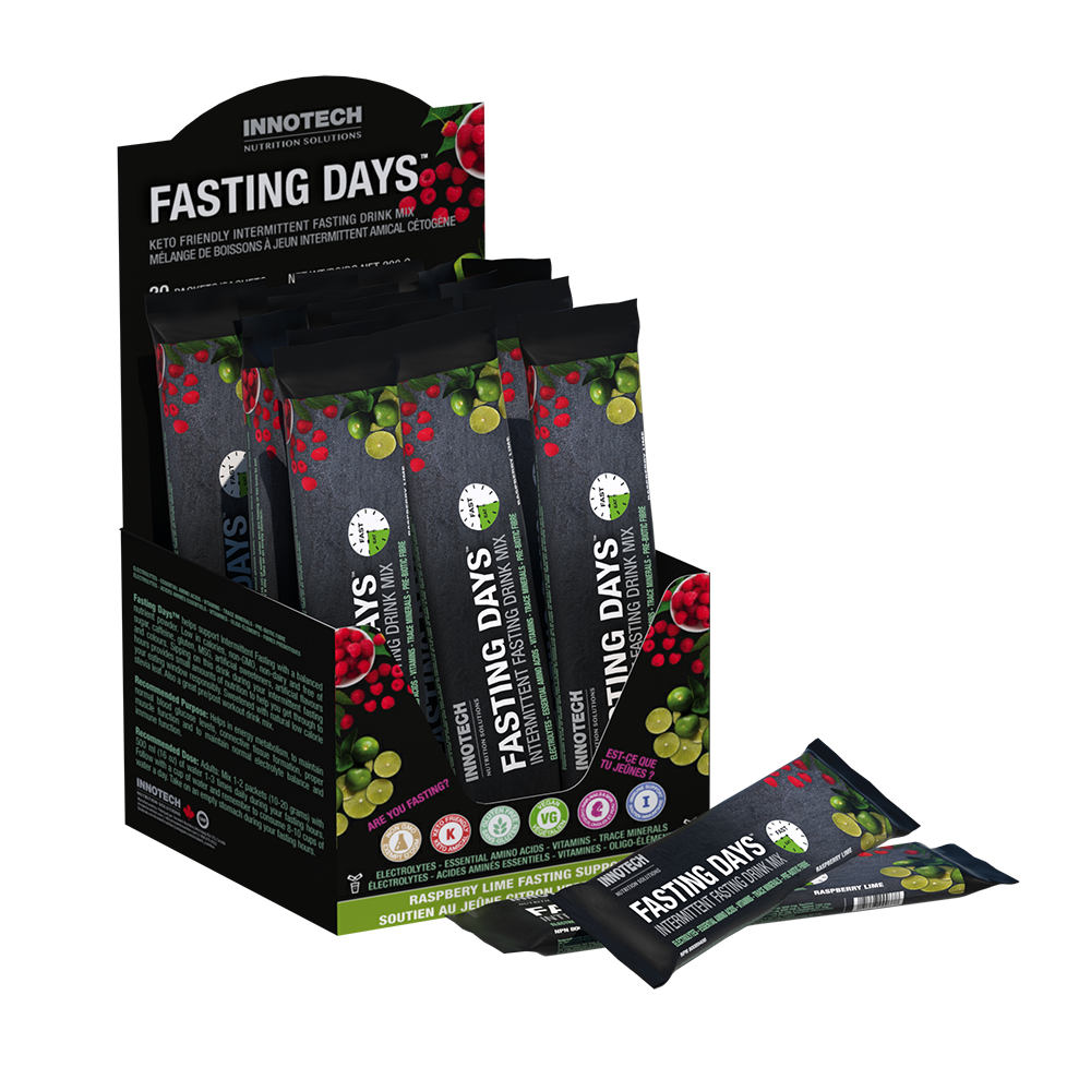 Innotech - Fasting Days - 20 Individual Packets - Raspberry Lime