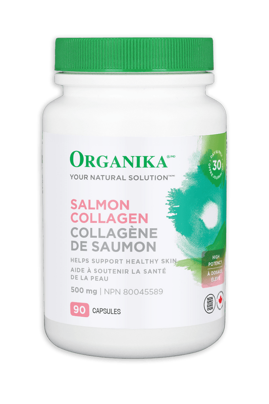 Organika   MARINE (SALMON) COLLAGEN CAPSULES 500MG 90CAP