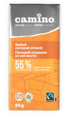 CAMINO Org Salt CaramelCrunch(Dark)80g*14