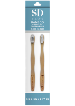 SD NATURALS Kids Bamboo Toothbrush 2pk