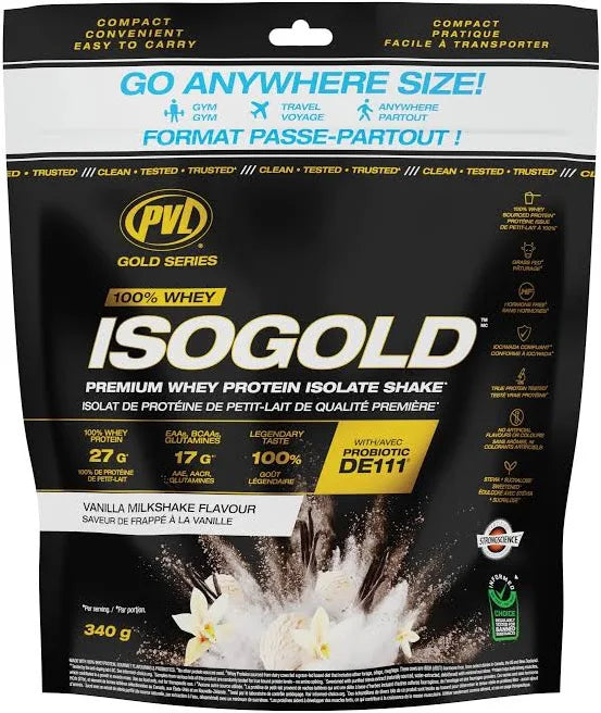 PVL ISOGOLD NEW! Vanilla Milkshake 340 g