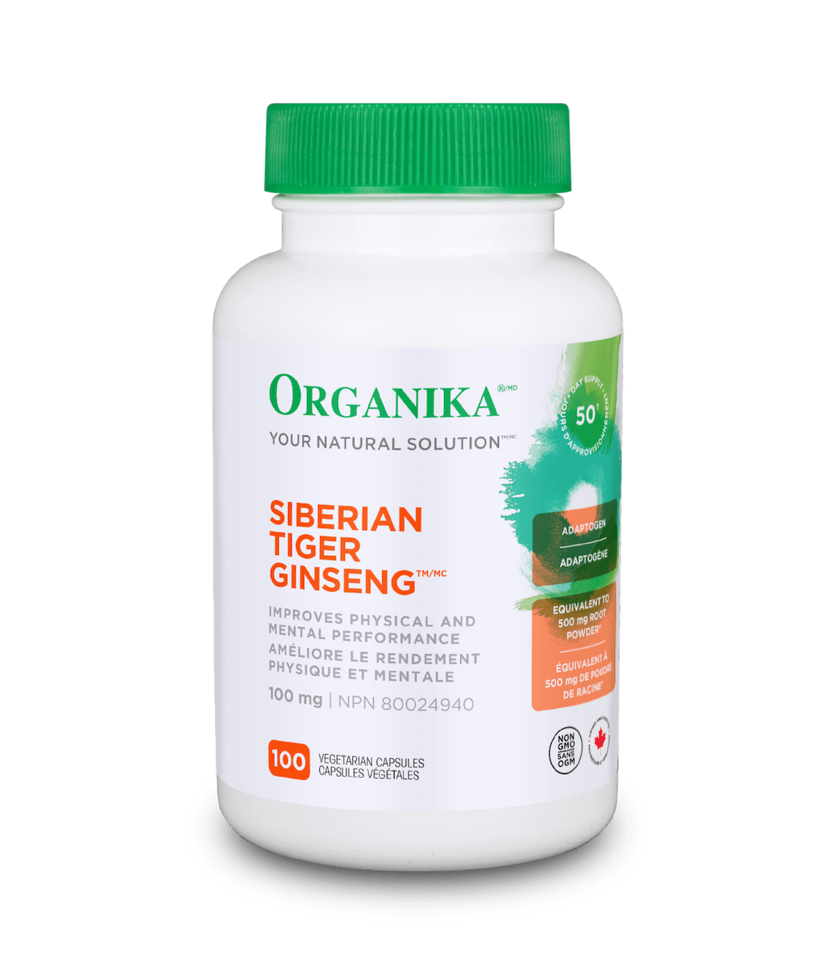 Organika GINSENG SIBERIAN TIGER 100MG 100CAP